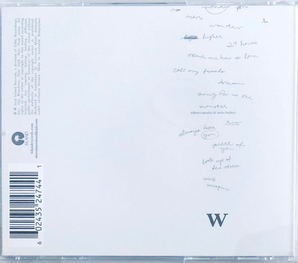 Shawn Mendes : Wonder (CD, Album)