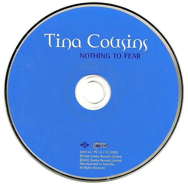 Tina Cousins : Nothing To Fear (CD, Single)