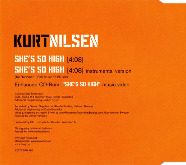 Kurt Nilsen : She's So High (CD, Single, Enh)