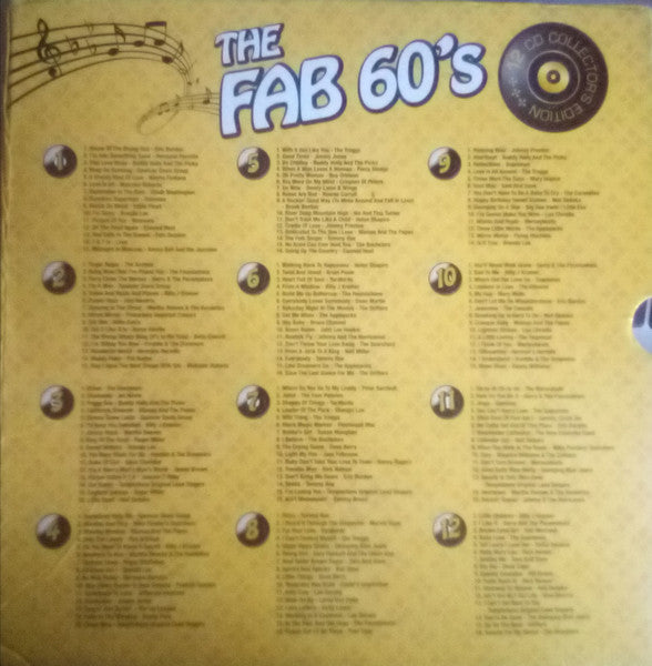 Various : The Fab 60's (12 CD Collector's Edition) (12xCD, Comp, P/Unofficial + Box)