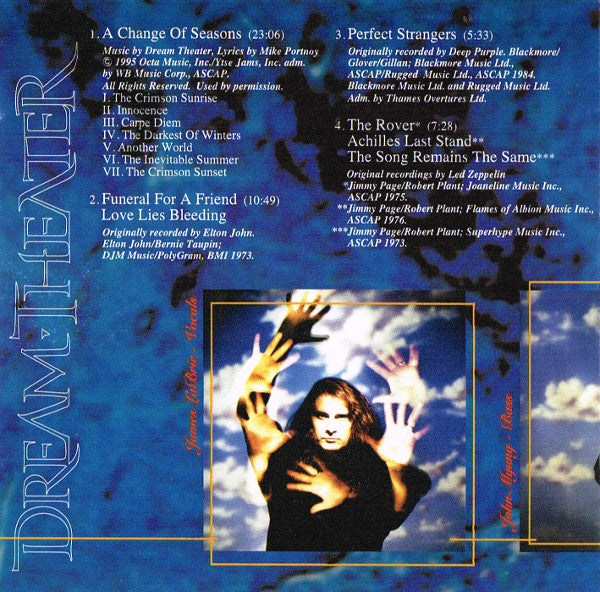 Dream Theater : A Change Of Seasons (CD, EP)