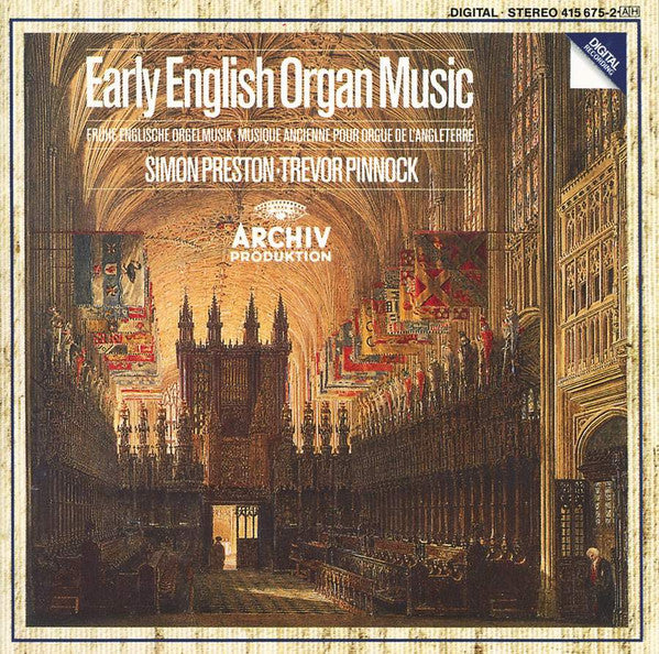 Simon Preston, Trevor Pinnock : Early English Organ Music (CD)