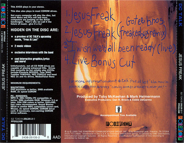 DC Talk : Jesus Freak (AVCD, Single)