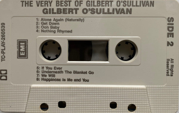 Gilbert O'Sullivan : The Very Best Of Gilbert O'Sullivan (Cass, Comp)