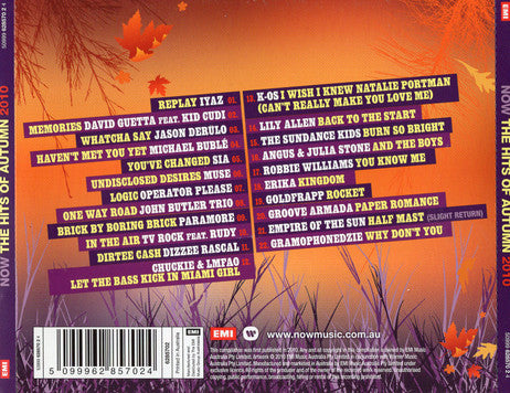 Various : NOW - The Hits Of Autumn 2010 (CD, Comp)