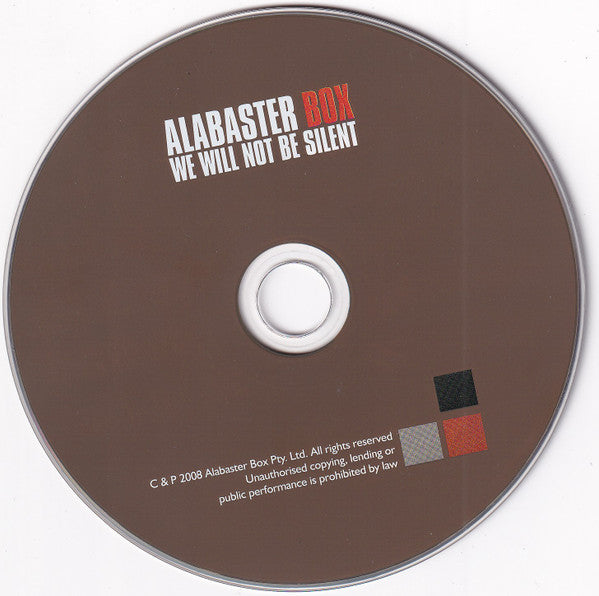 Alabaster Box (2) : We Will Not Be Silent (CD, Album)