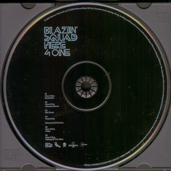 Blazin' Squad : Here 4 One (CD, Single, Enh)