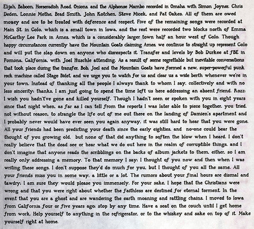 The Mountain Goats : The Coroner's Gambit (CD, Album)