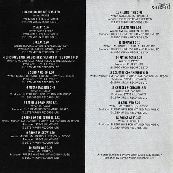 The Members : Sound Of The Suburbs - A Collection Of The Members Finest Moments (CD, Comp)