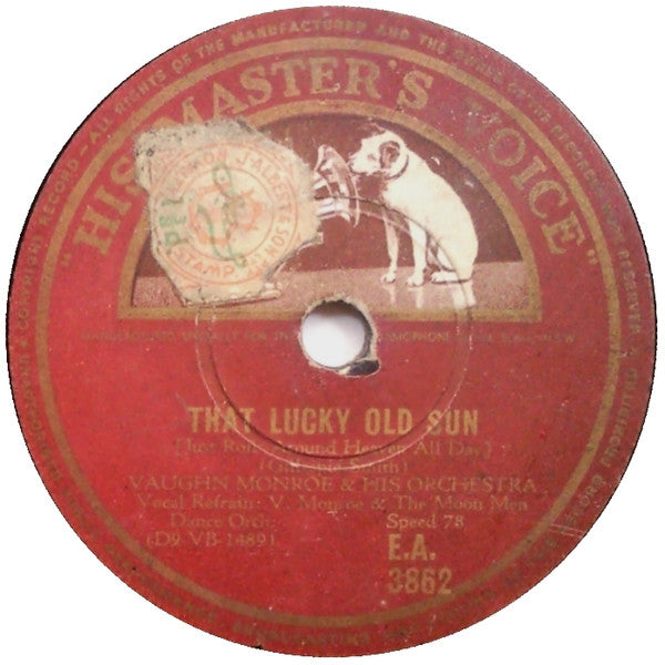 Freddy Martin And His Orchestra, Vaughn Monroe And His Orchestra : I've Got A Lovely Bunch Of Coconuts / That Lucky Old Sun (Shellac, 10")