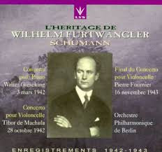 Wilhelm Furtwängler / Tibor De Machula / Berliner Philharmoniker, Walter Gieseking, Pierre Fournier, Robert Schumann : Concertos (CD, Comp, Sli)