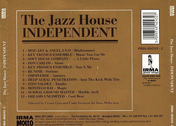 Various : The Jazz House Independent (CD, Comp)