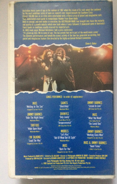 Various : Australian Made (VHS, PAL)