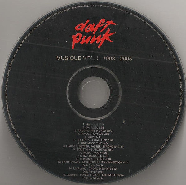 Daft Punk : Musique Vol. 1 1993-2005 (CD, Comp, RE)