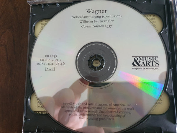 Wilhelm Furtwängler : Wilhelm Furtwängler Conducts Excerpts From The 1937 Covent Garden Performances Of Die Walküre And Götterdämmerung (2xCD, Comp, Mono)