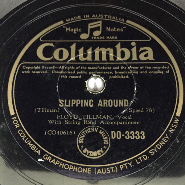 Gene Autry / Floyd Tillman : Can’t Shake The Sand Of Texas From My Shoes / Slipping Around (Shellac, 10")