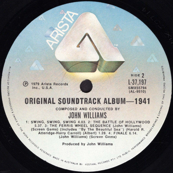 John Williams (4) : 1941 (Original Motion Picture Soundtrack) (LP, Album, Gat)