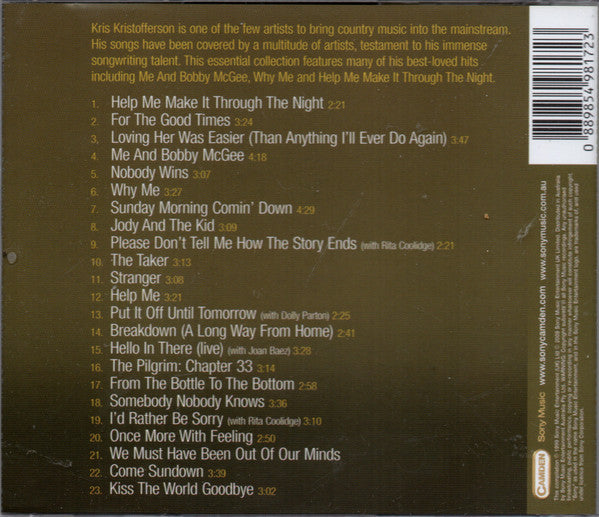 Kris Kristofferson : The Best Of (CD, Comp)
