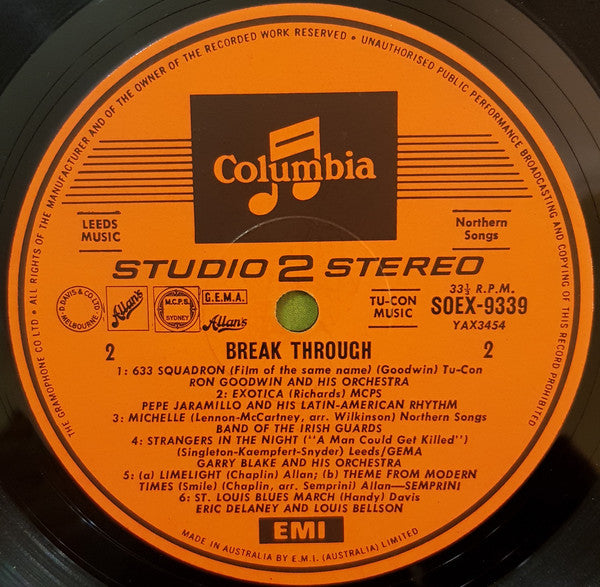 Various : Break-Through - An Introduction To Studio Two Stereo (LP, Comp, Smplr)