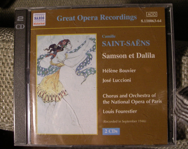 Camille Saint-Saëns - Hélène Bouvier, José Luccioni, Choeur National De L'Opéra De Paris & Orchestre National De L'Opéra De Paris, Louis Fourestier : Samson Et Dalila (2xCD, Album, RE)