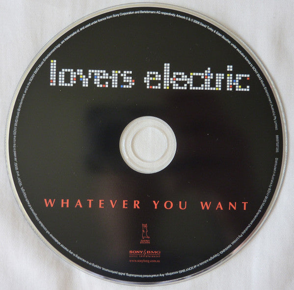 Lovers Electric : Whatever You Want (CD, Album)