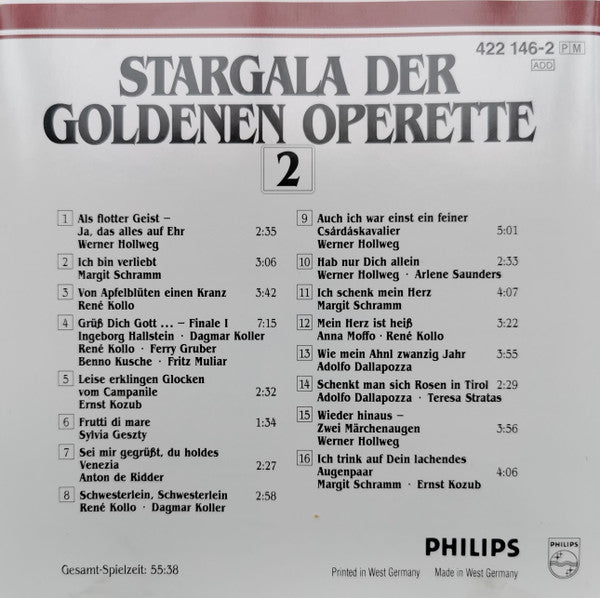 Various : Stargala Der Goldenen Operette 2 (CD, Comp)