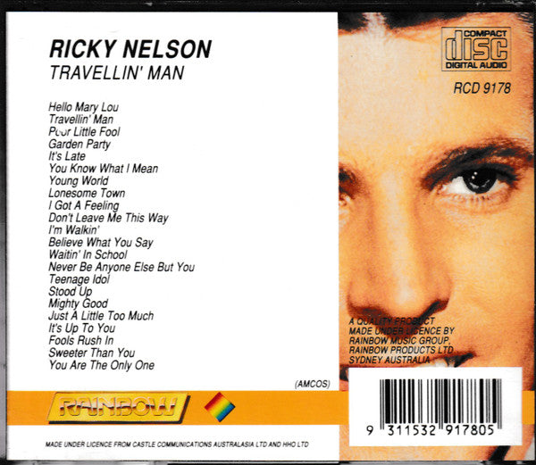 Ricky Nelson (2) : Travellin' Man (CD, Comp)