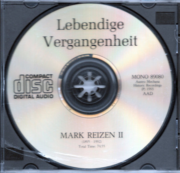 Марк Рейзен : Mark Reizen II (CD, Comp, Mono)
