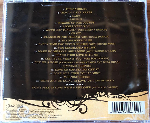 Kenny Rogers : 21 Number Ones (CD, Comp, RM)