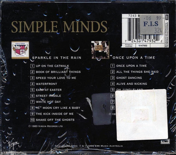 Simple Minds : Sparkle In The Rain + Once Upon A Time (2xCD, Album, Comp, RE)