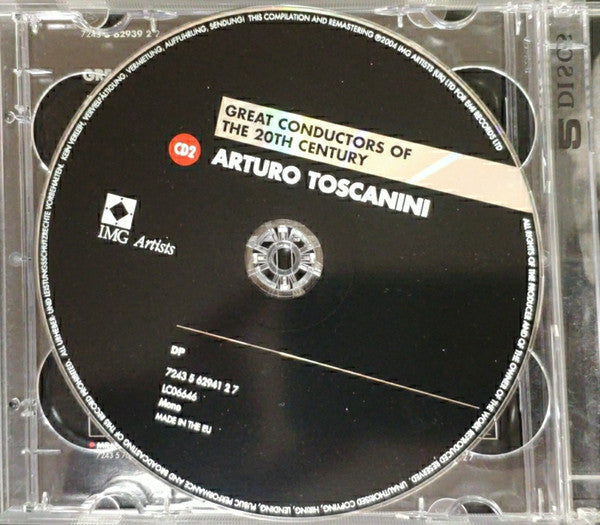Arturo Toscanini, Berlioz*, Brahms*, Dvorak*, Puccini*, Wagner*, Beethoven*, Bellini* : Arturo Toscanini (2xCD, Comp, Mono)