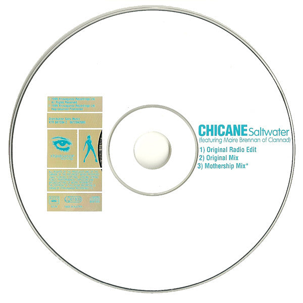 Chicane Featuring Maire Brennan : Saltwater (CD, Maxi)
