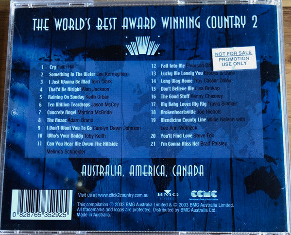 Various : The World's Best Award Winning Country 2 (CD, Comp)