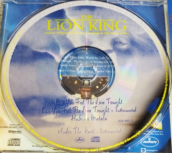 Elton John : Can You Feel The Love Tonight (CD, Single)