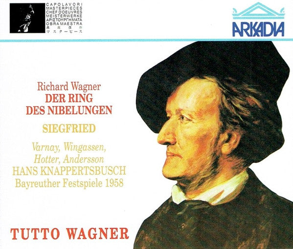 Richard Wagner - Astrid Varnay, Wolfgang Windgassen, Hans Hotter, Frans Andersson, Hans Knappertsbusch, Orchester der Bayreuther Festspiele : Siegfried (4xCD, Album, Mono, RE, RM)