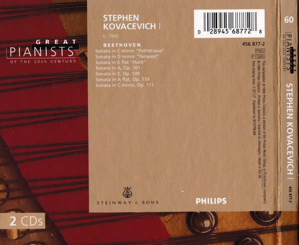 Beethoven* - Stephen Kovacevich* : Stephen Kovacevich I (2xCD, Comp, PMD)