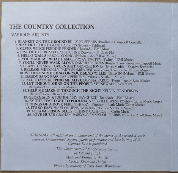 Various : The Country Collection (CD, Comp)