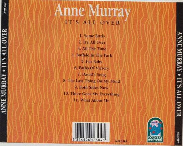 Anne Murray : It's All Over (CD, Comp)