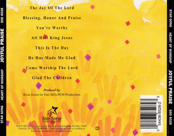 Various : Joyful Praise (CD, Album)