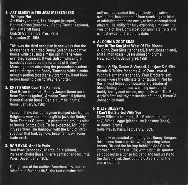 Various : Jazzin' The Blues (18 Cool Jazz Moods) (CD, Comp)