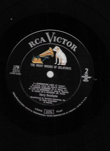 Harry Belafonte : The Many Moods Of Belafonte (LP, Album, Mono)