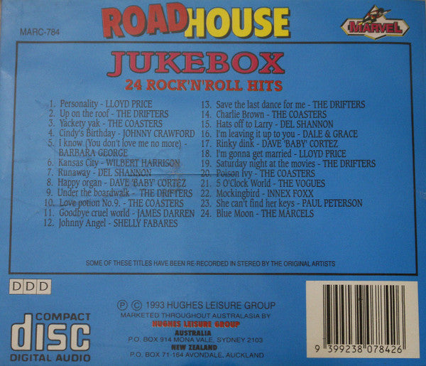Various : Roadhouse Jukebox, 24 Rock'N'Roll Hits (CD, Comp)