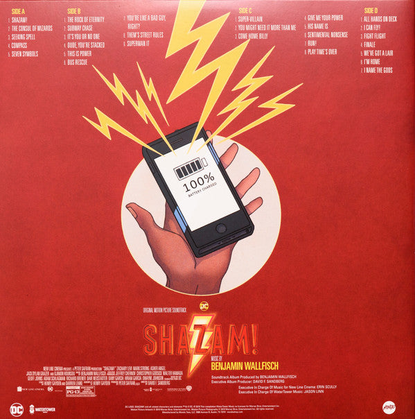 Benjamin Wallfisch : Shazam! Original Motion Picture Soundtrack (LP, Album, S/Edition, Sha)