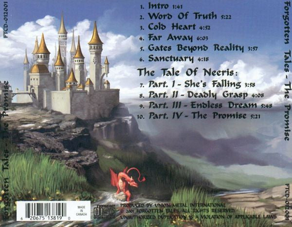Forgotten Tales : The Promise (CD, Album)