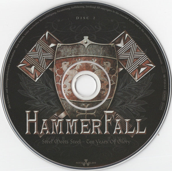 HammerFall : Steel Meets Steel - Ten Years Of Glory (CD + CD, Enh + Comp, Ltd, Dig)
