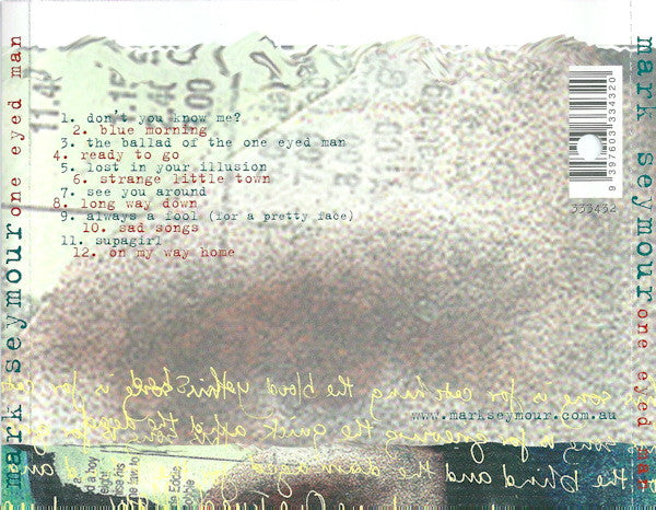 Mark Seymour : One Eyed Man (CD, Album)