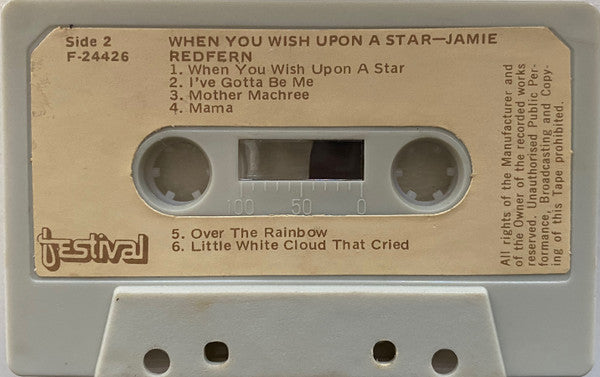 Jamie Redfern : When You Wish Upon A Star (Cass, Album)