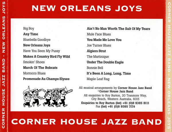 Corner House Jazz Band : New Orleans Joys (CD, Album)