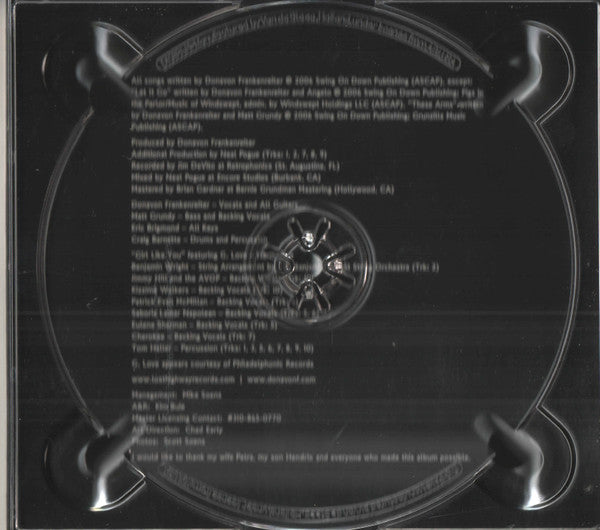 Donavon Frankenreiter : Move By Yourself (CD, Album, Dig)