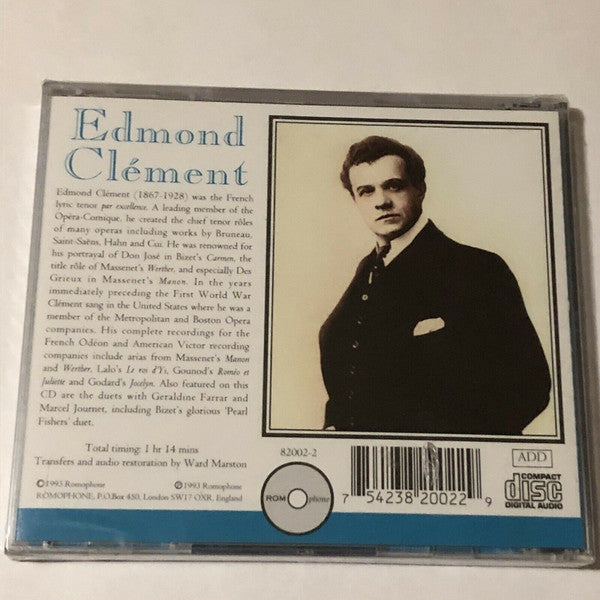 Edmond Clément* : The Complete Odéon (1905) And Victor (1911 13) Recordings (CD, Comp)
